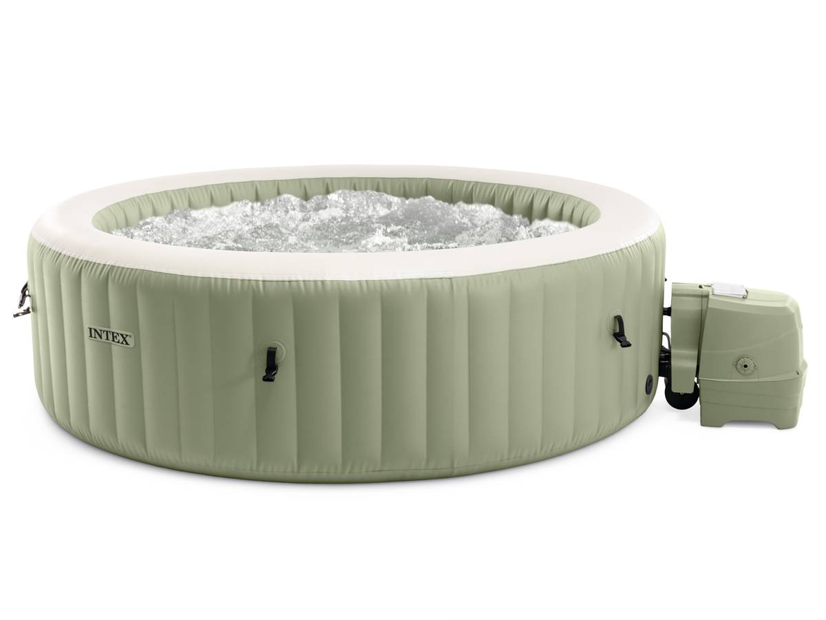 Spa gonflable PureSpa Olive rond Bulles 6 places - Intex - Image 1