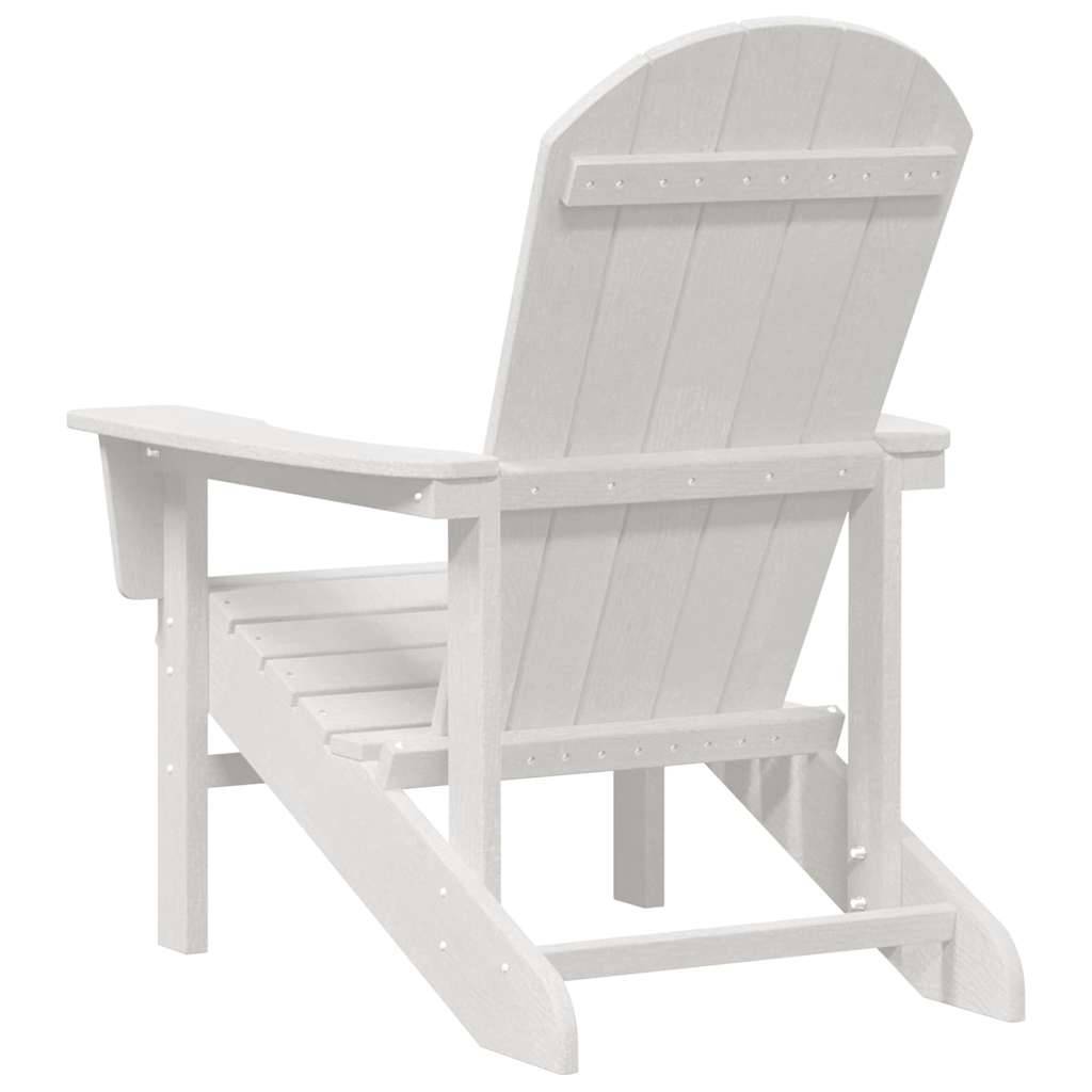 Chaise de jardin | Chaise Adirondack Blanc 82 x 74 x 92 cm HDPE - Image 6