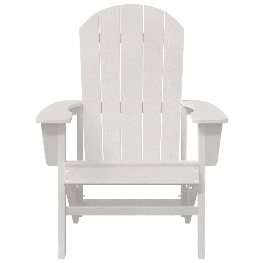 Chaise de jardin | Chaise Adirondack Blanc 82 x 74 x 92 cm HDPE - Image 4