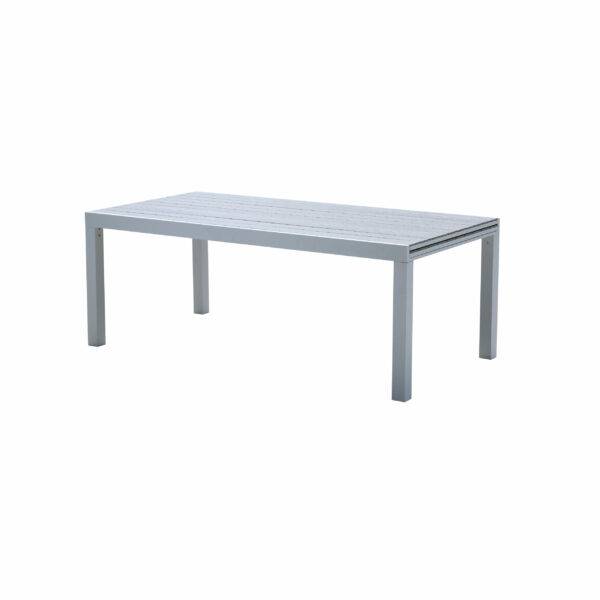 Wilsa Garden - Table de jardin aluminium 8/12 P extensible décors bois TULUM - Imagen 2
