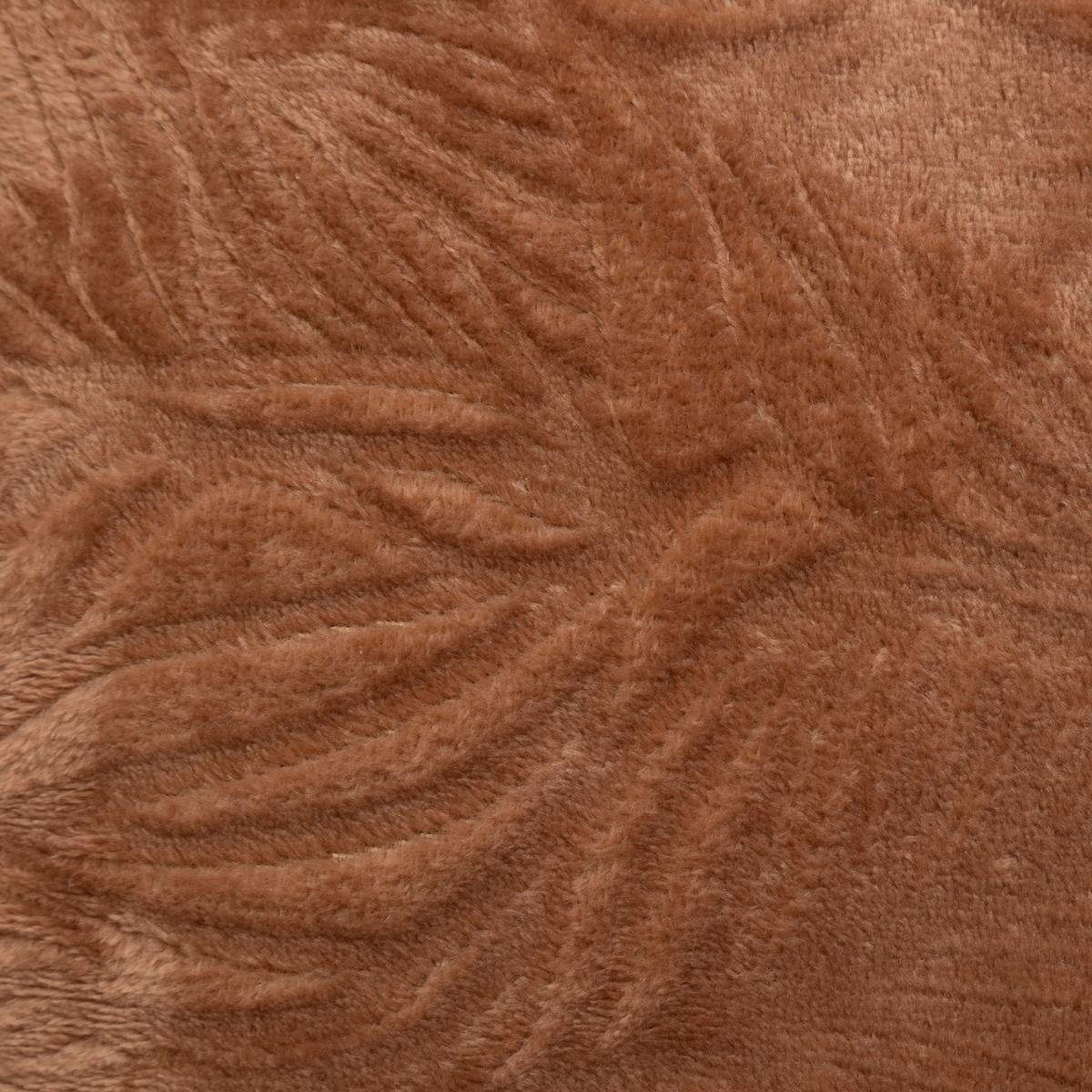 Atmosphera - Coussin flanelle Ryo rose terracotta 40x40cm - Atmosphera Créateur d'intérieur - Imagen 4