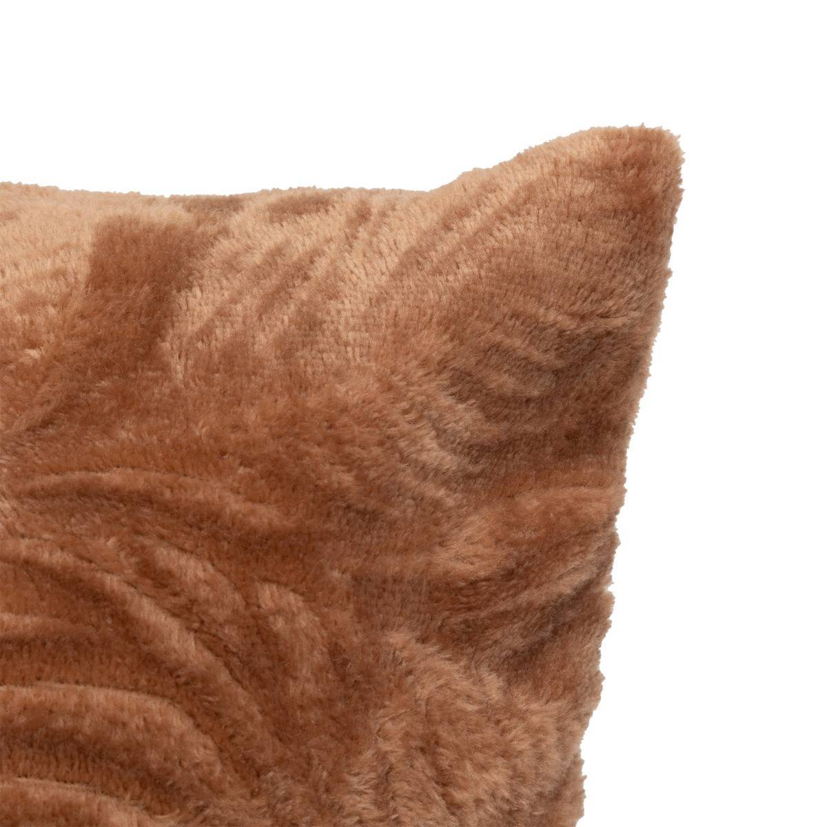 Atmosphera - Coussin flanelle Ryo rose terracotta 40x40cm - Atmosphera Créateur d'intérieur - Imagen 2