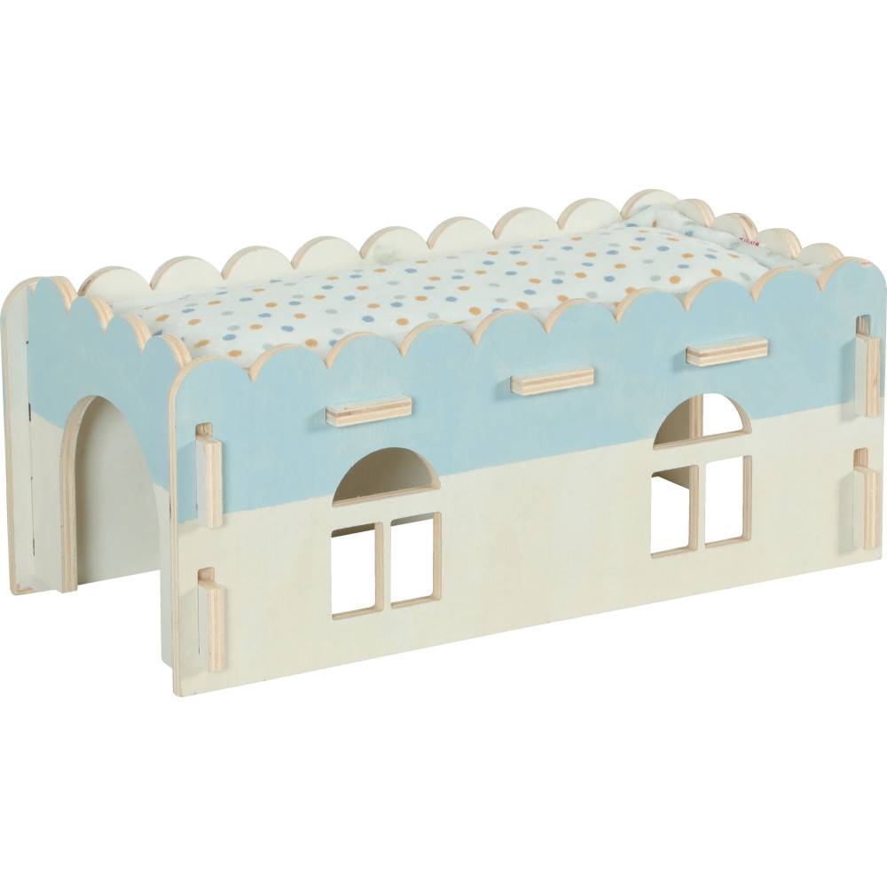 Zolux - Grande extension Maison bois cosy 40 x 21 x 16 cm cochon d'inde et octodon. - Image 2