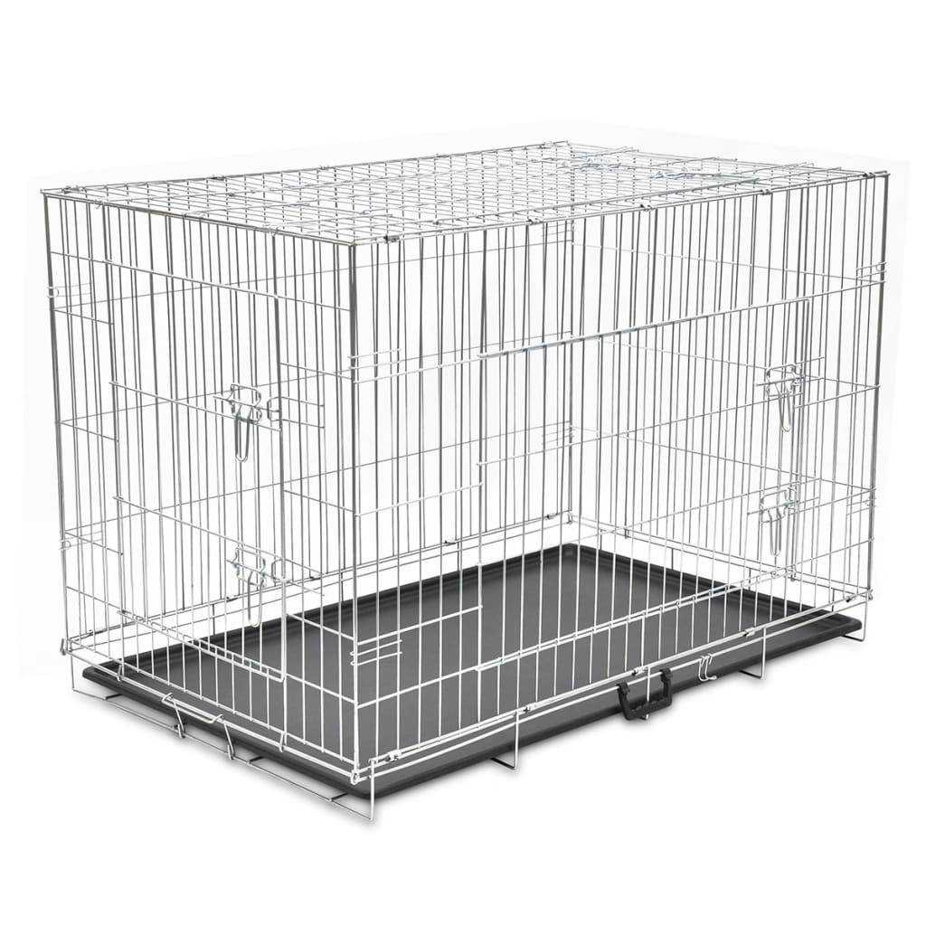 Vidaxl - Cage métallique et pliable pour chiens XXL vidaXL 170219 - Imagen 1