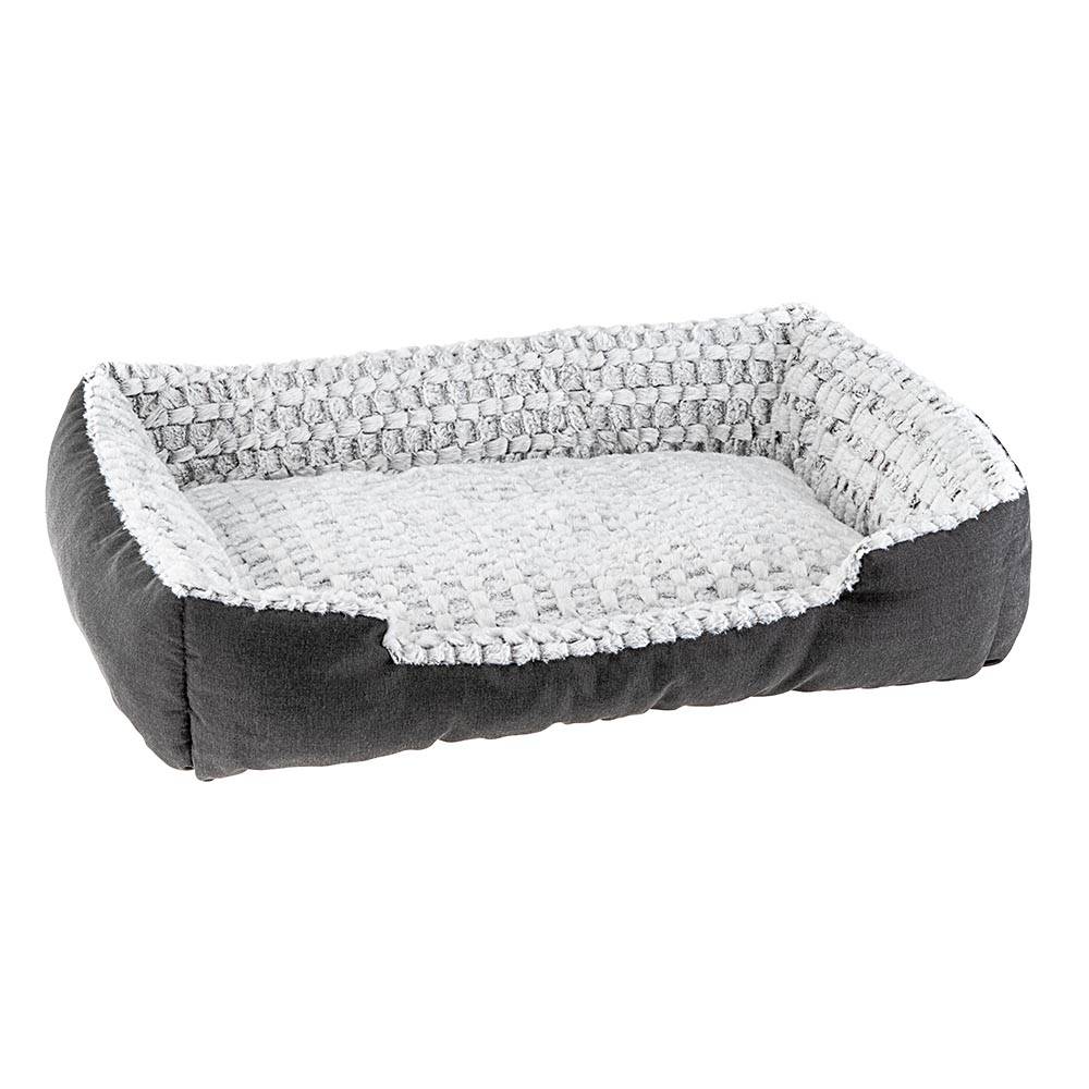 Ferplast - Ferplast Panier Chien Coussin Chien Grande Taille Panier Chat Coussin Chat Doux et Confortable 55 x 48 x h 18 cm. Gris - Imagen 1