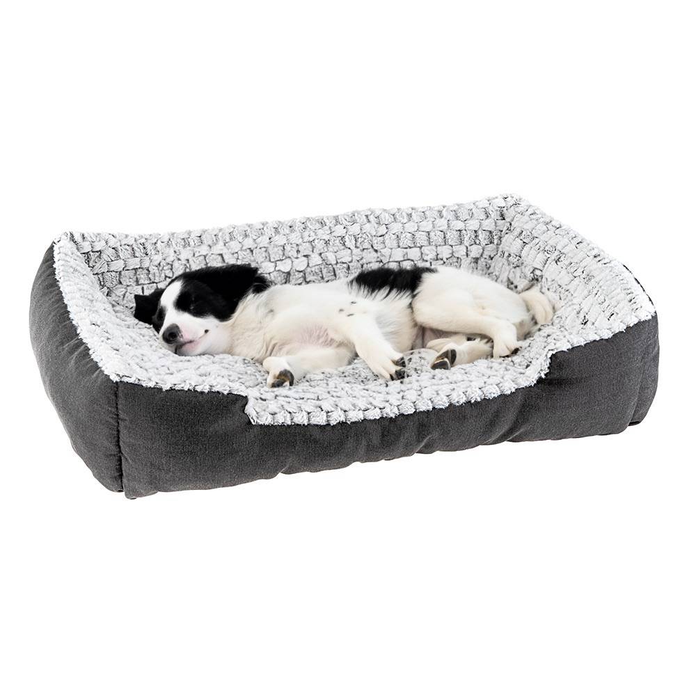 Ferplast - Ferplast Panier Chien Coussin Chien Grande Taille Panier Chat Coussin Chat Doux et Confortable 55 x 48 x h 18 cm. Gris - Imagen 4