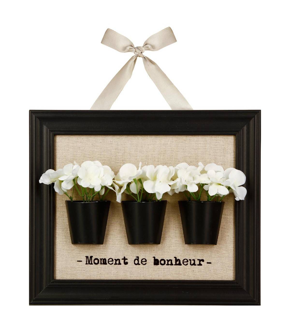 Cadre décoratif Fleurs en 3D 38 x 31 cm - Image 1