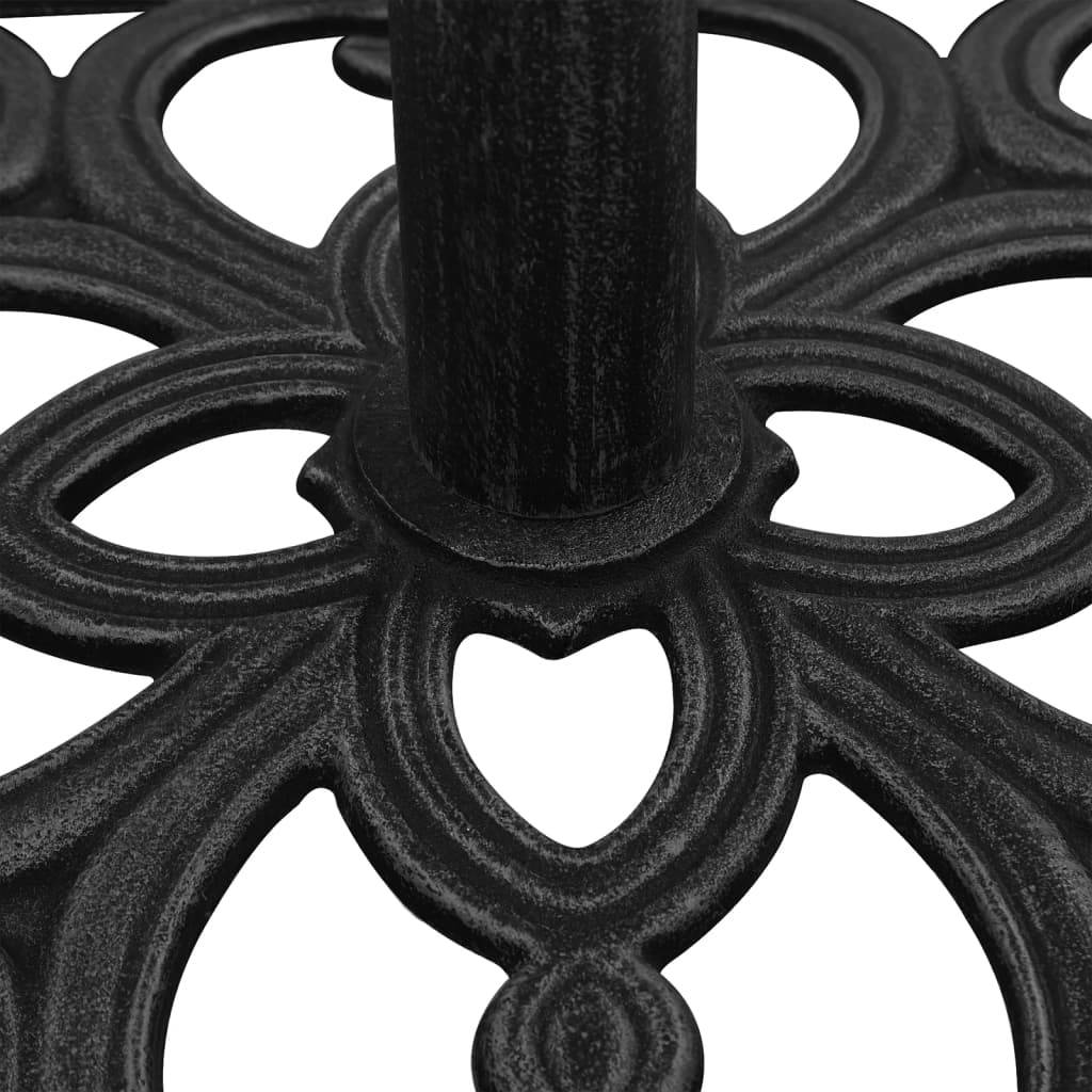 Maison Chic - Socle de parasol - accessoire parasol Noir 47x47x33 cm Fonte - MEUBLE PRO - Image 6