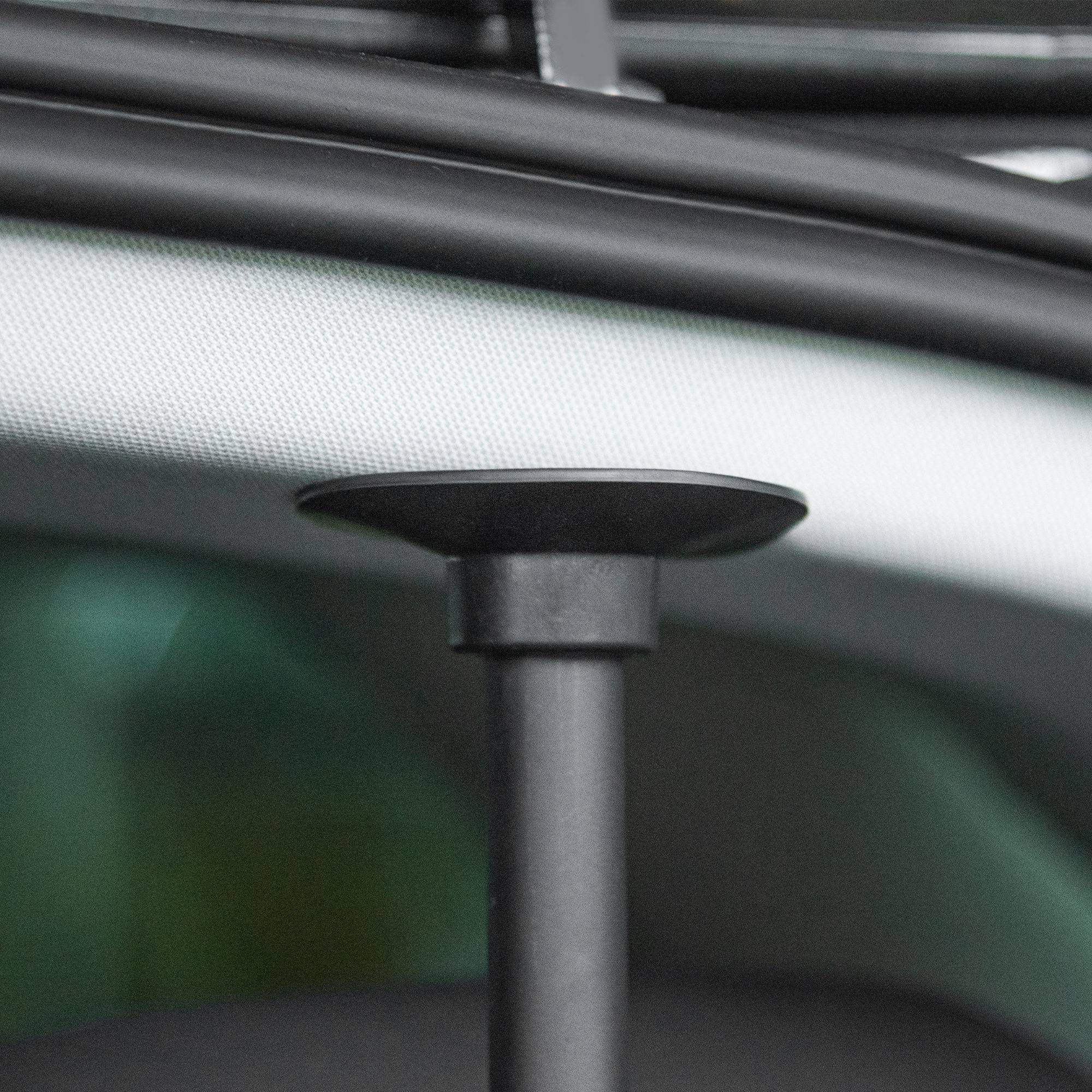 Barrière sécurité chien voiture, grille acier universelle coffre, L/H réglables 87-135x60-105cm, noire - Image 9