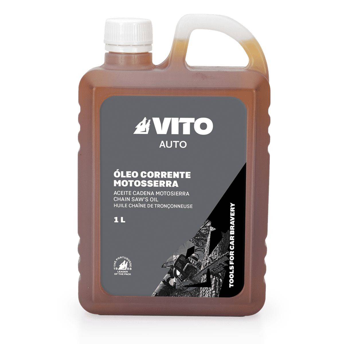 Vito - Lubrifiant Moteur 4 temps - Bouteille 1 Litre Huile Moteur Pour Tronçonneuse Tondeuse Motoculteur Groupe électrogène VITO