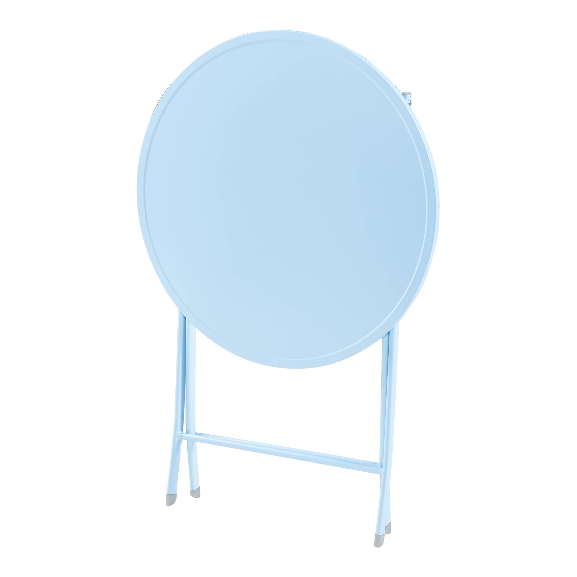 [en.casa] - Table de jardin pliante Sande 71 x 62 cm bleu ciel [en.casa] - Image 6