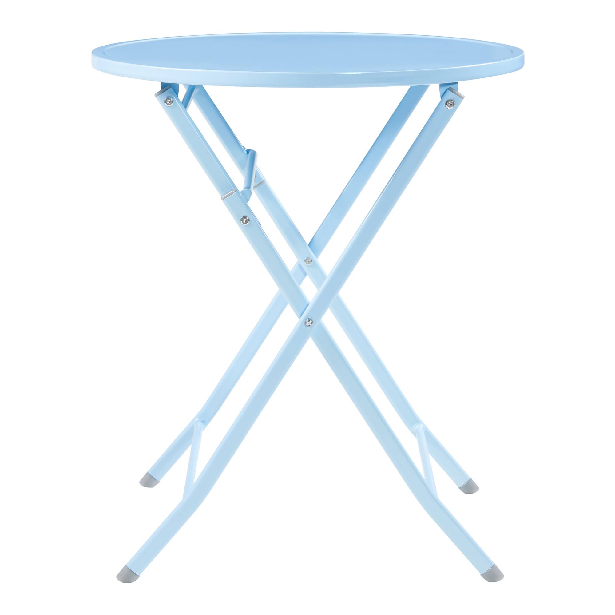 [en.casa] - Table de jardin pliante Sande 71 x 62 cm bleu ciel [en.casa] - Image 5