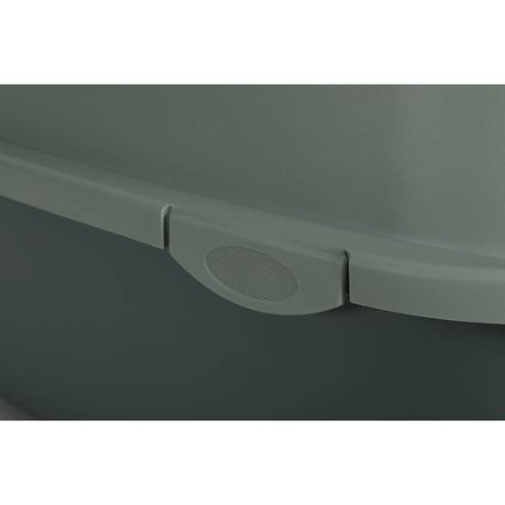 Stefanplast - Maison de toilette Cathy filtre en plastique recyclé vert 38.5 x 56 x 40 cm pour chat. - Image 7