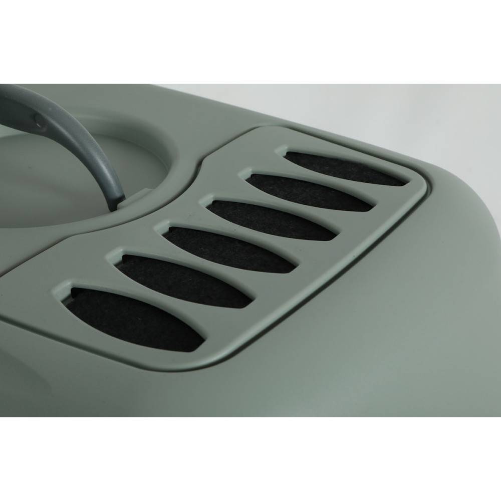 Stefanplast - Maison de toilette Cathy filtre en plastique recyclé vert 38.5 x 56 x 40 cm pour chat. - Image 9