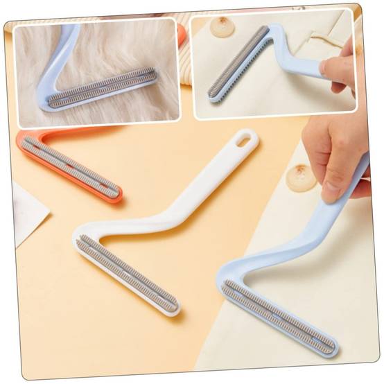 Brosse à Peluches Pour Animaux Plastique et Acier Inoxydable, Élimine Peluches Vêtements - Lytech - Image 2