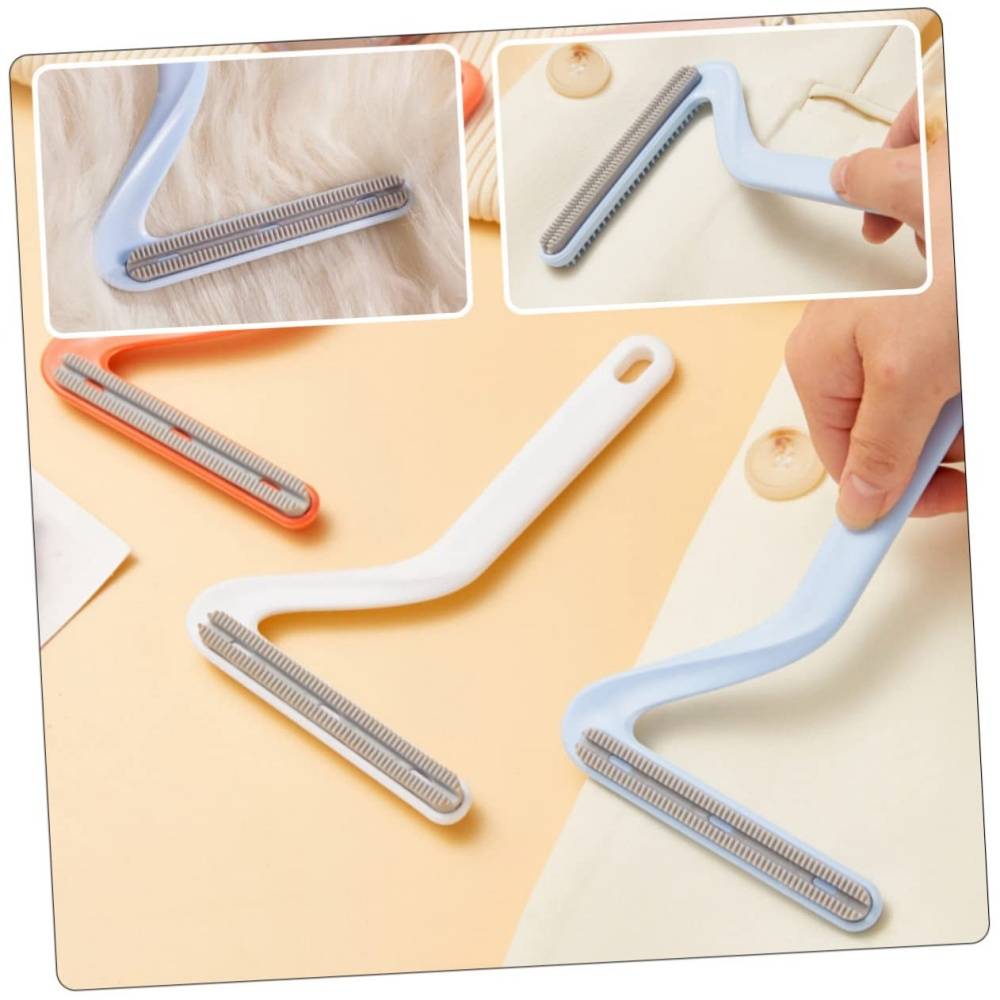 Brosse à Peluches Pour Animaux Plastique et Acier Inoxydable, Élimine Peluches Vêtements - Lytech - Image 2
