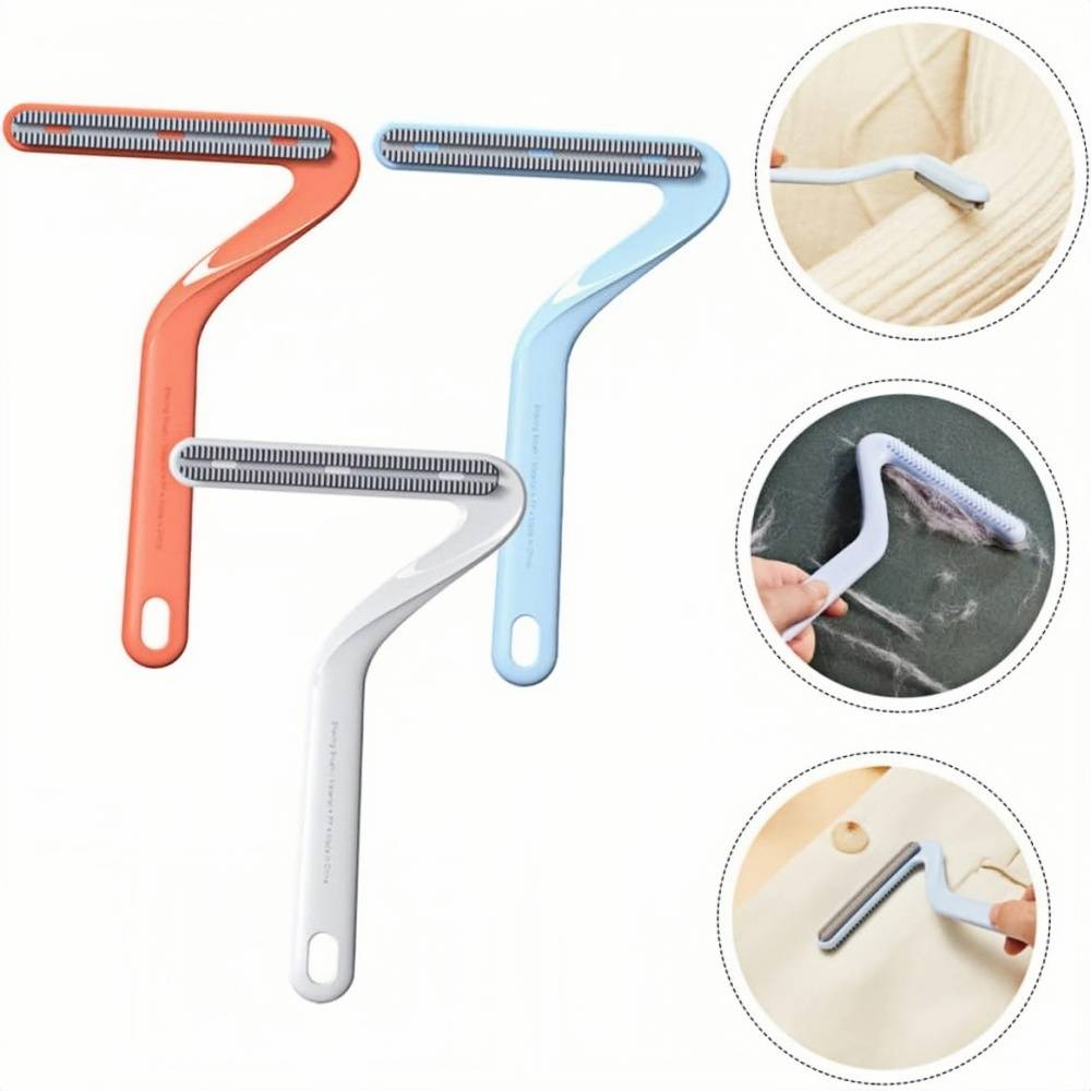 Brosse à Peluches Pour Animaux Plastique et Acier Inoxydable, Élimine Peluches Vêtements - Lytech - Image 1