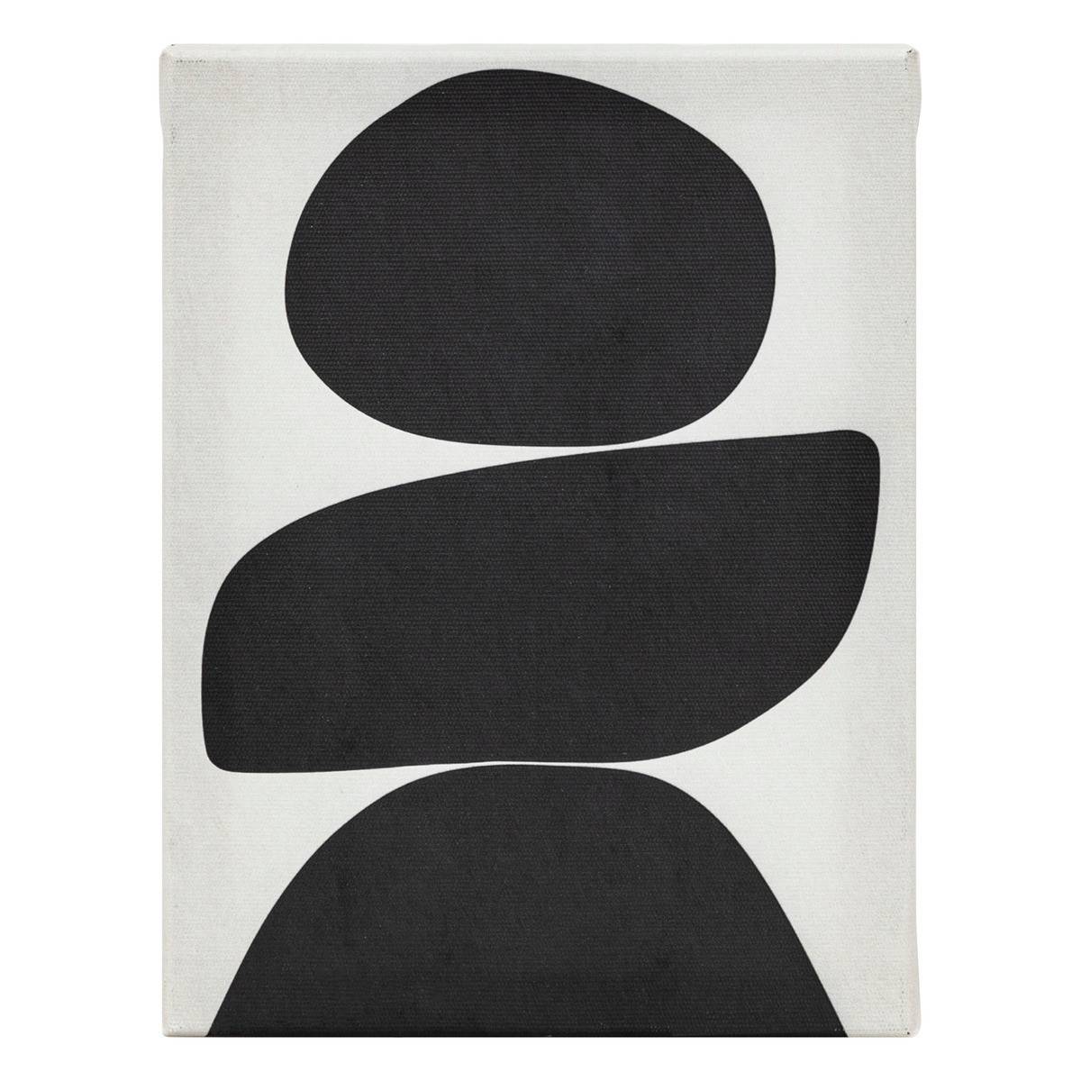 Lot de 5 Toiles imprimées nuance Noir et Blanc - Image 6