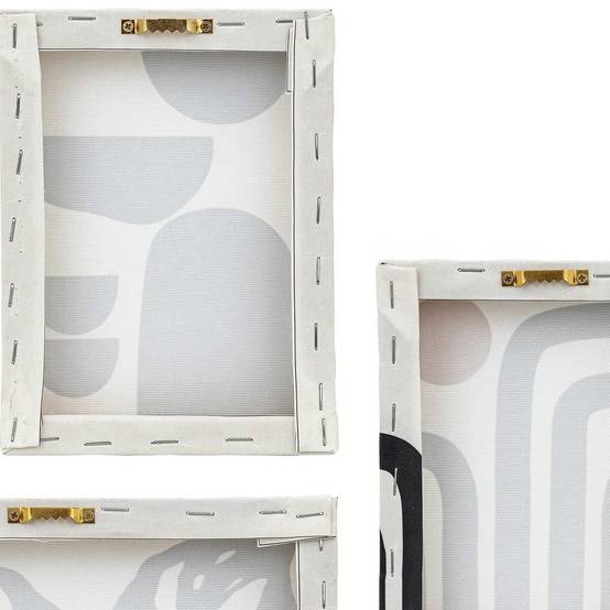 Lot de 5 Toiles imprimées nuance Noir et Blanc - Image 8