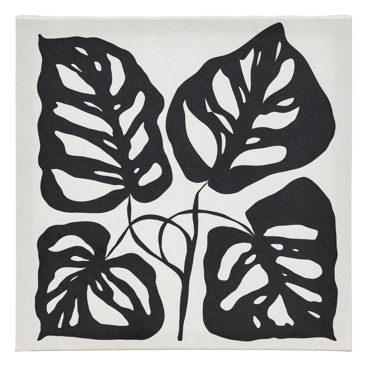 Lot de 5 Toiles imprimées nuance Noir et Blanc - Image 3