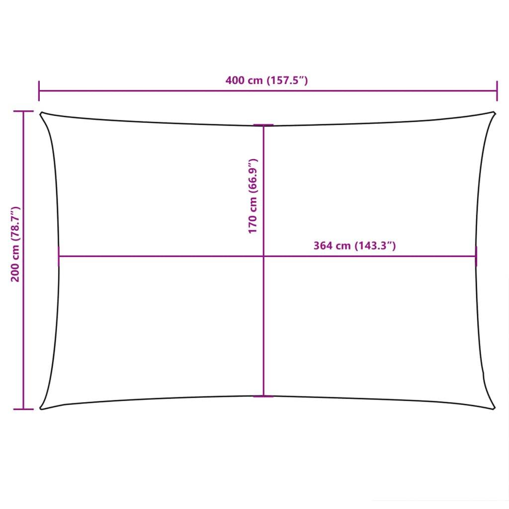 Coussin/parasol polyuréthane marron 2 x 4 m - Prolenta premium p321.0 - Image 10
