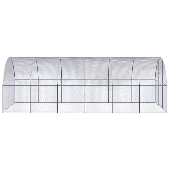 Poulailler extérieur Acier galvanisé Enclos grillagé pour jardin 3x6x2 m – ComfortXL Outdoor Living - Image 3
