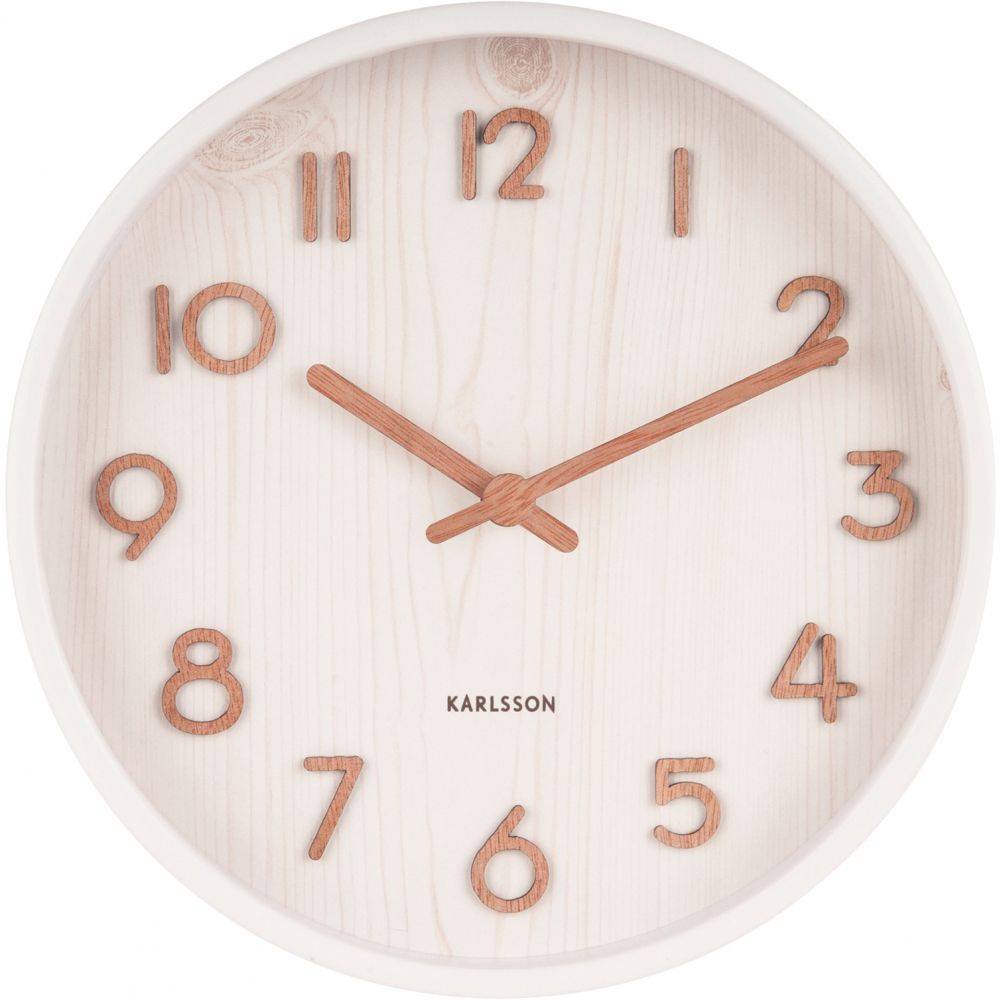 Karlsson - Horloge en bois Pure 22 cm Karlsson - Imagen 2
