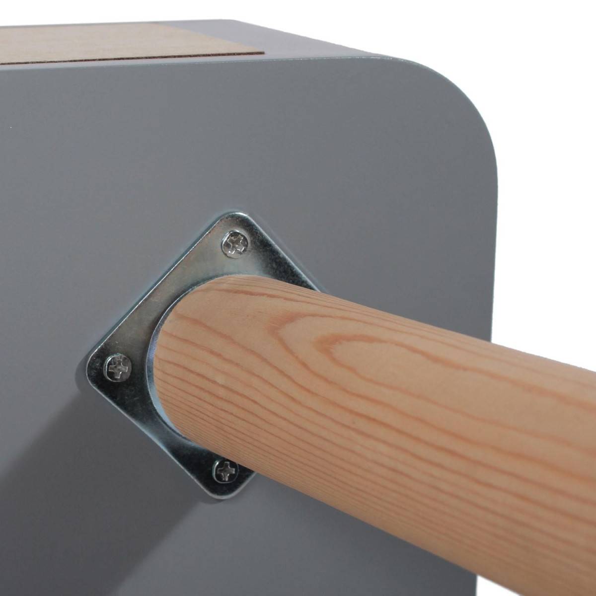 The Home Deco Factory - Chevet scandinave avec tiroir et poignée en polyuréthane - Image 6
