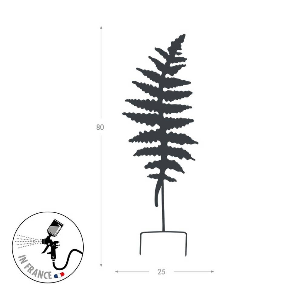Louis Moulin - Déco en métal à planter Fougère - 25x70 cm - anthracite Louis Moulin - Image 2