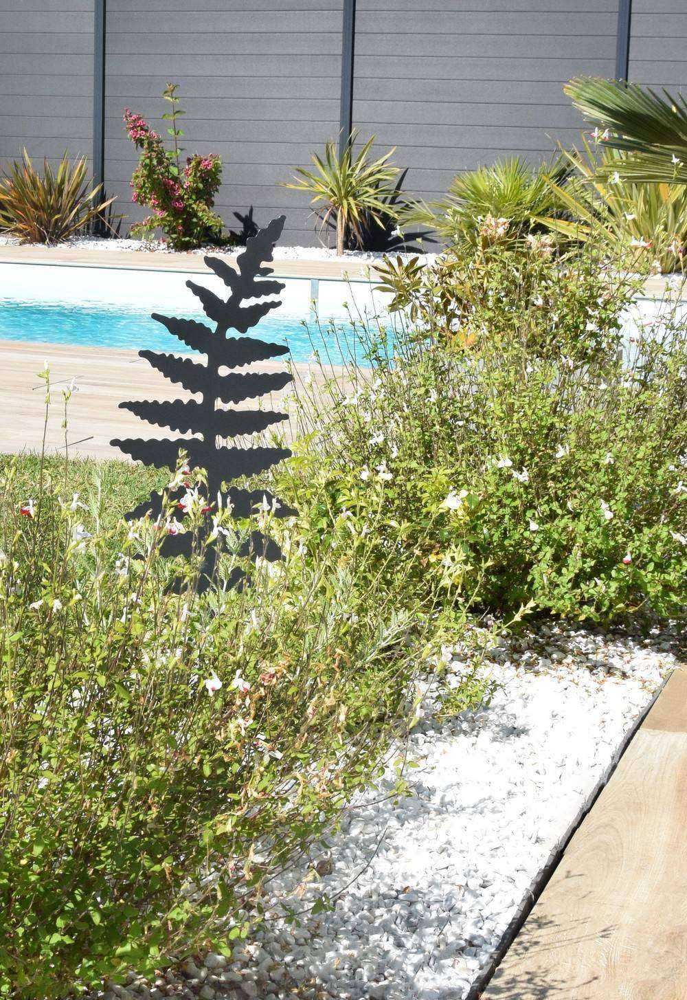 Louis Moulin - Déco en métal à planter Fougère - 25x70 cm - anthracite Louis Moulin - Image 3