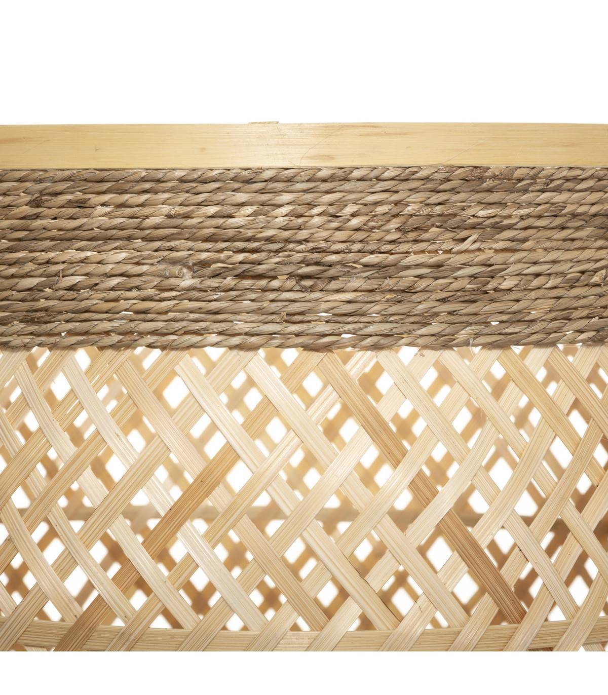 Set de 3 Paniers de rangement en Bambou et Roseau - Imagen 2