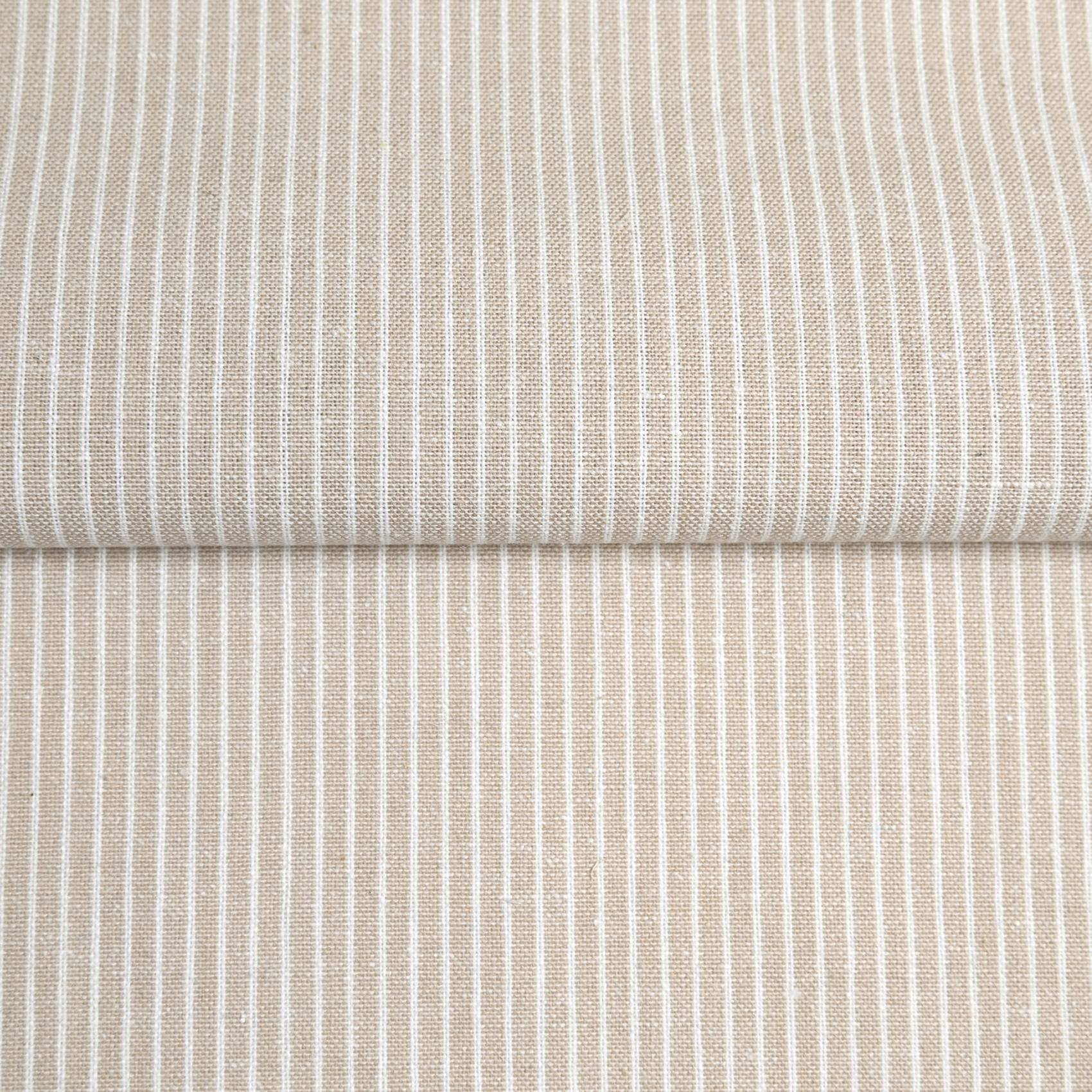 Home Maison - Torchon de cuisine en coton à fines rayures tissées - HOME MAISON - Coton - Beige - Image 4