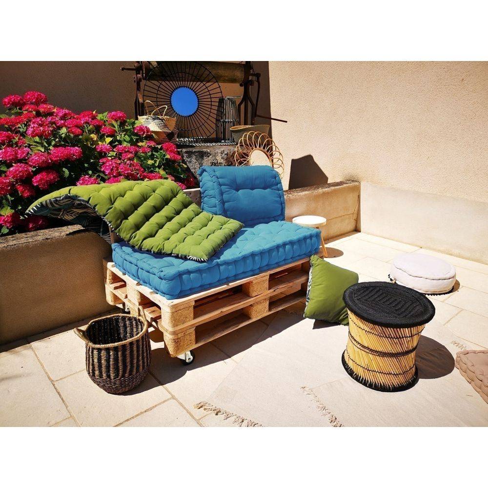 Jardindeco - Coussin cale-rein en coton coloré - Imagen 2