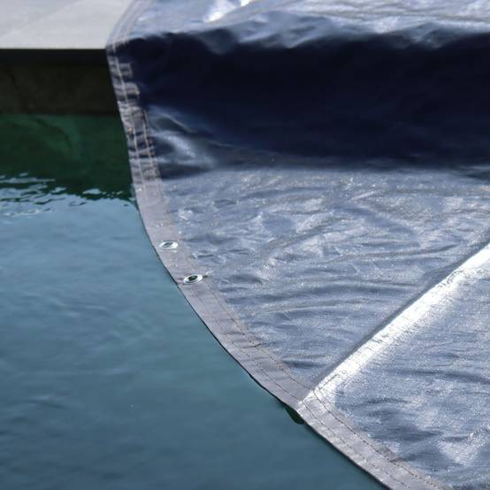 Bâche d'hiver ovale 7.3x3.75m 130g/m2 pour piscine hors-sol 108777 Edg - Image 4