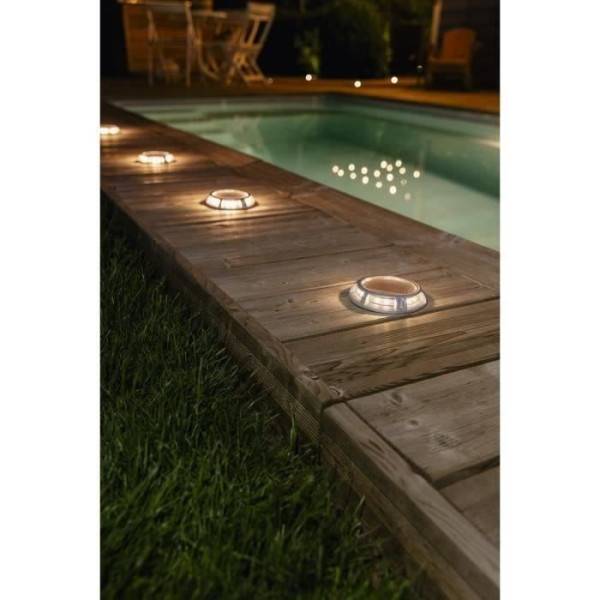 Spot solaire en aluminium 15 lumens blanc chaud - GALIX - Classique - Energie solaire - Extérieur - Image 1