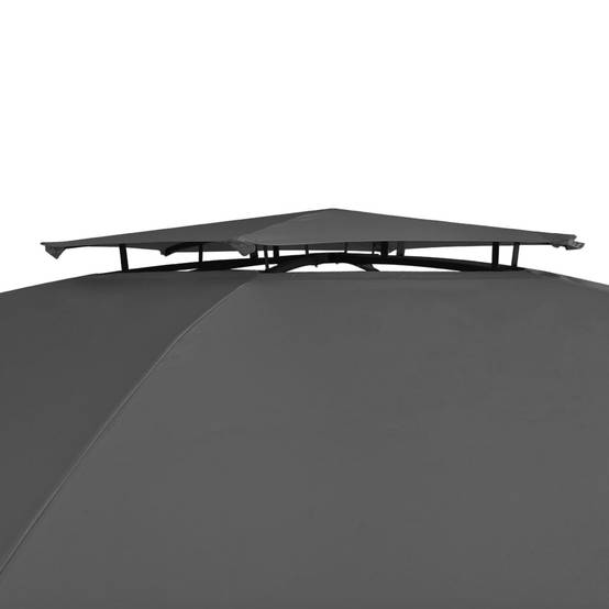 Pergola polyester anthracite 360 x 312 x 265 cm - Prolenta premium p3171.8 - Image 4
