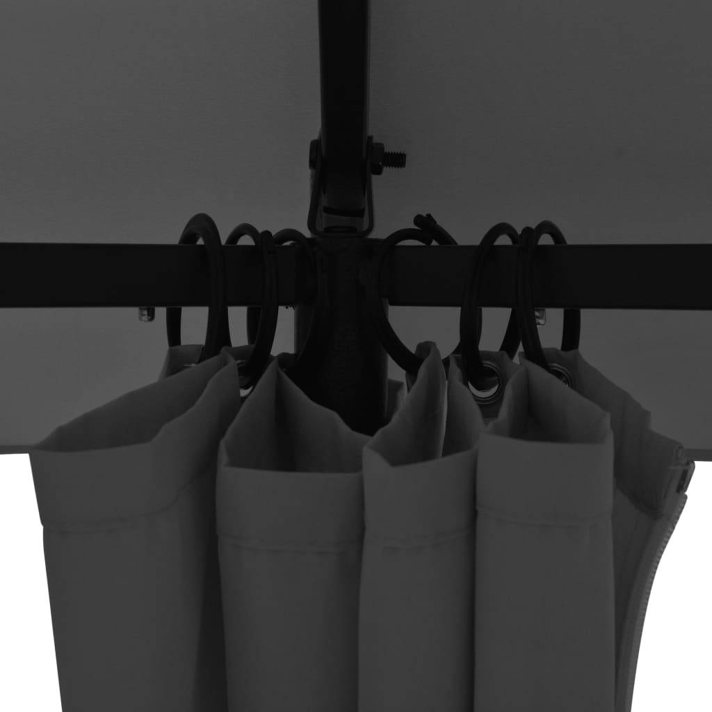 Pergola polyester anthracite 360 x 312 x 265 cm - Prolenta premium p3171.8 - Image 5