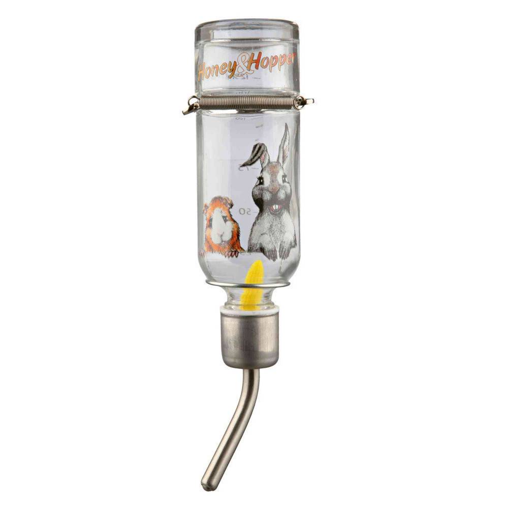 Biberon en verre, Honey & Hopper, 125 ml, pour rongeurs. - Imagen 1