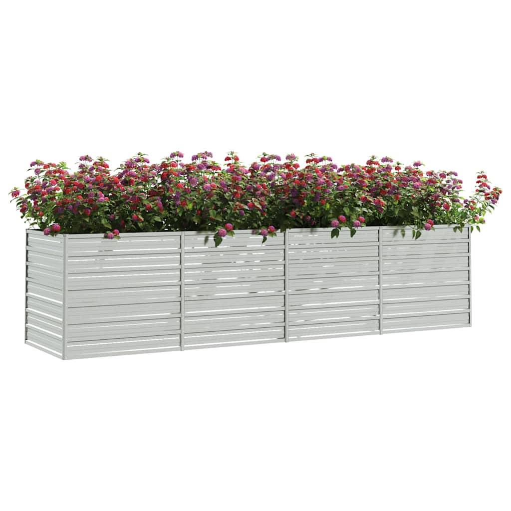 Prolenta Premium - Jardinière acier argent 320 x 80 x 77 cm - Prolenta premium p356.6 - Image 6