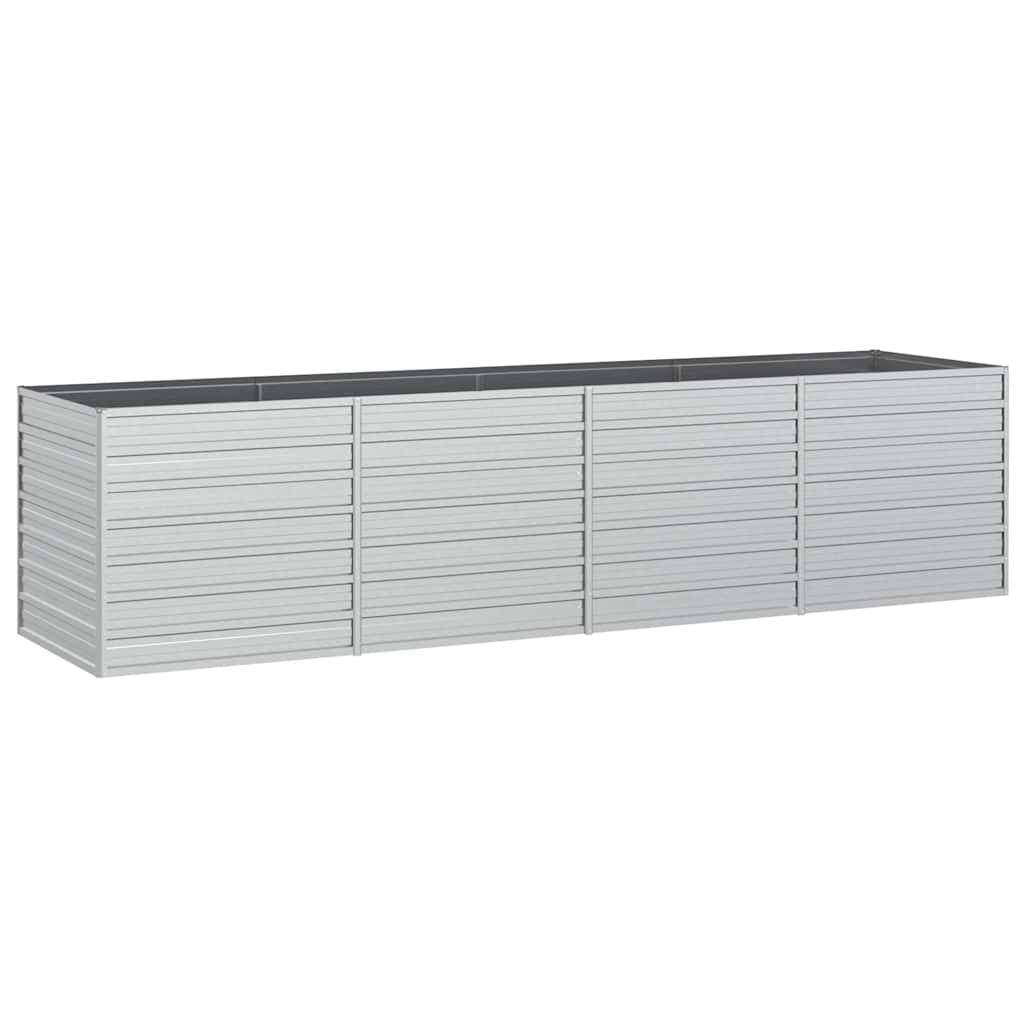 Prolenta Premium - Jardinière acier argent 320 x 80 x 77 cm - Prolenta premium p356.6 - Image 1