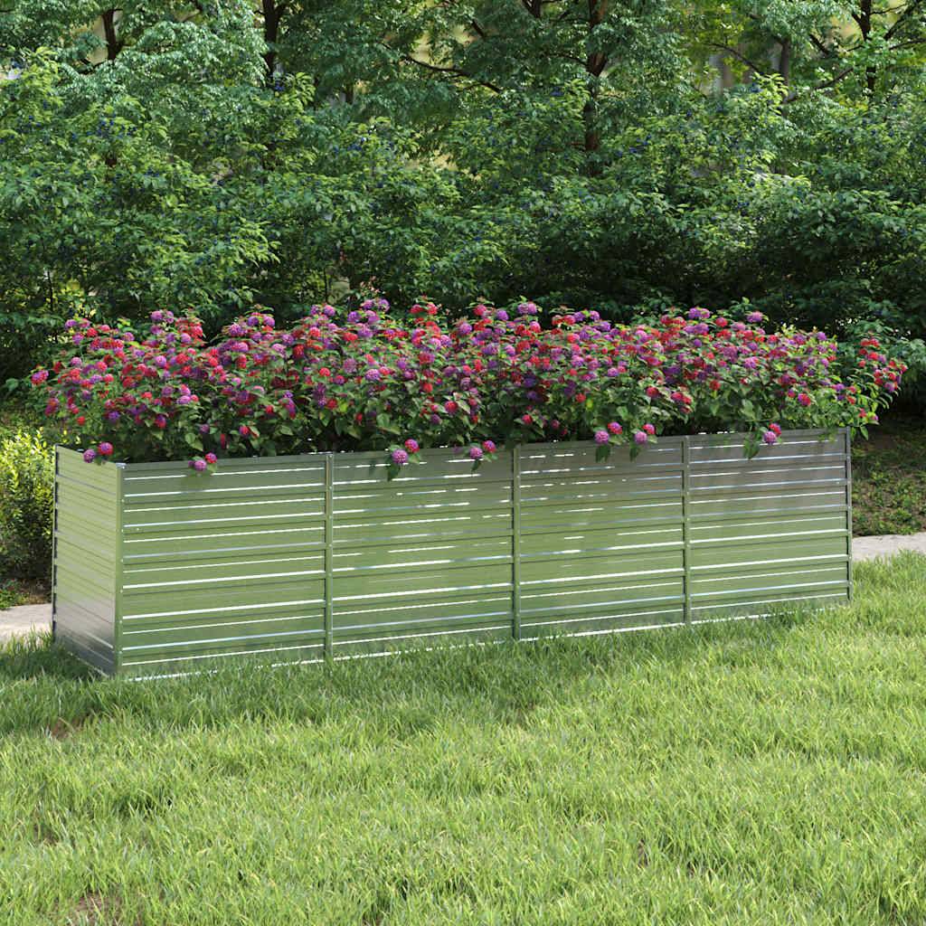 Prolenta Premium - Jardinière acier argent  320 x 80 x 77 cm  - Prolenta premium p356.6 - Image 2