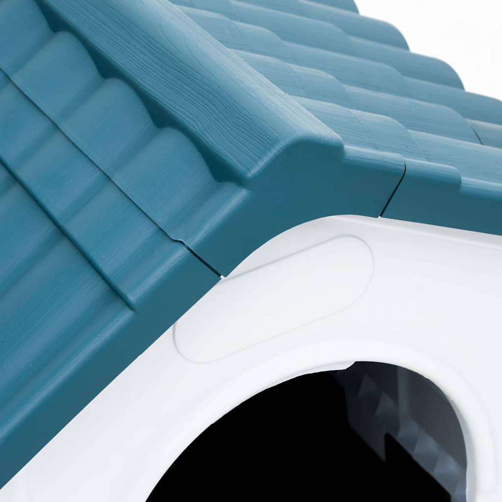 Vidaxl - Niche pour chien Bleu 57x68x66 cm Polypropylène vidaXL 152227 - Imagen 6