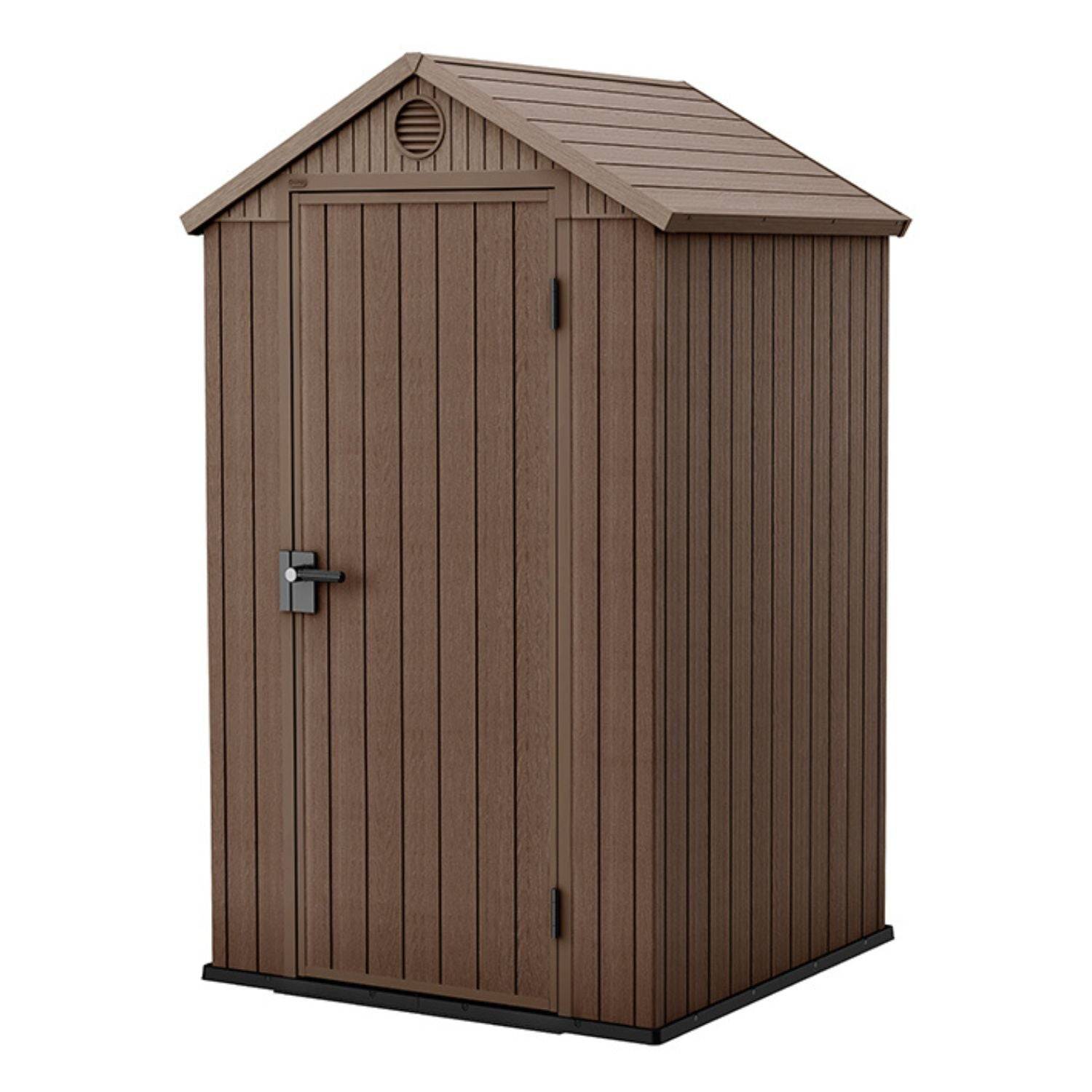 Keter - Abri de jardin 1,47m² DARWIN 4x4 Marron Keter - Image 1