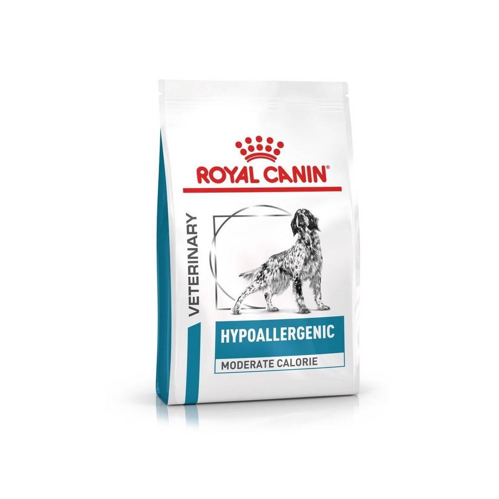 Royal Canin - Croquettes chien VETERINARY DOG HYPOALLERGENIC MODERATE CALORIE - Royal Canin 14 kg