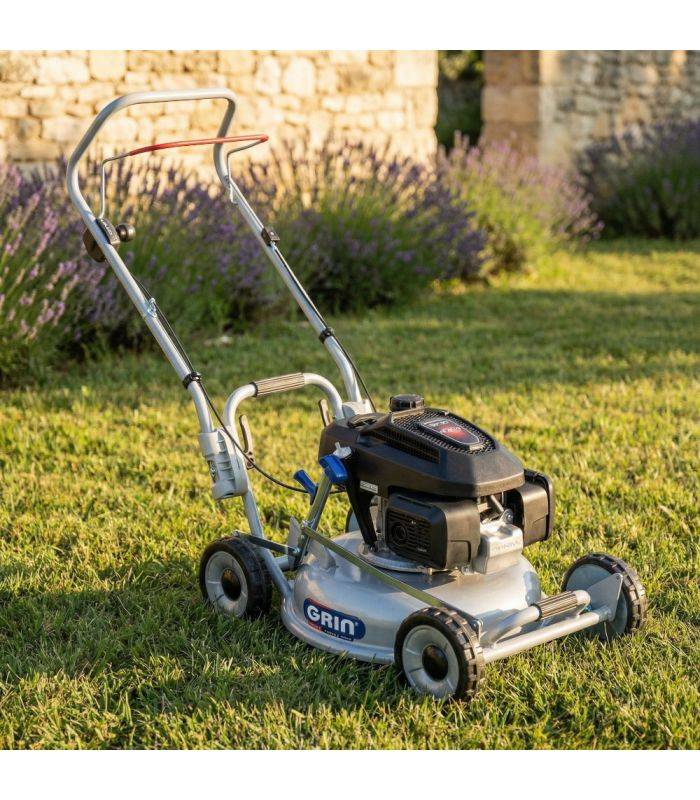 Grin - Tondeuse thermique 46 cm, moteur Honda GCV170, 166 cm³, mulching ultra-fin - GRIN HM46-HONDA - Image 1