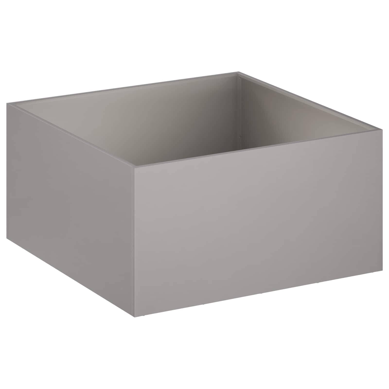Vidaxl - Cache-pot de jardin Rouillé 80 x 80 x 40 cm Acier patiné vidaXL 8005118 - Image 4