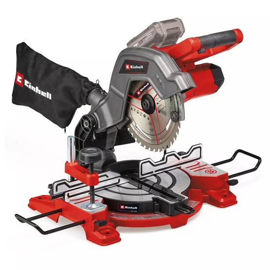 Einhell - Scie à onglet sans fil TE-MS 18/8 Li-Solo - 18V - lame 216mm - coupe 120x60mm - table pivotante - sans batterie Einhell - Image 1