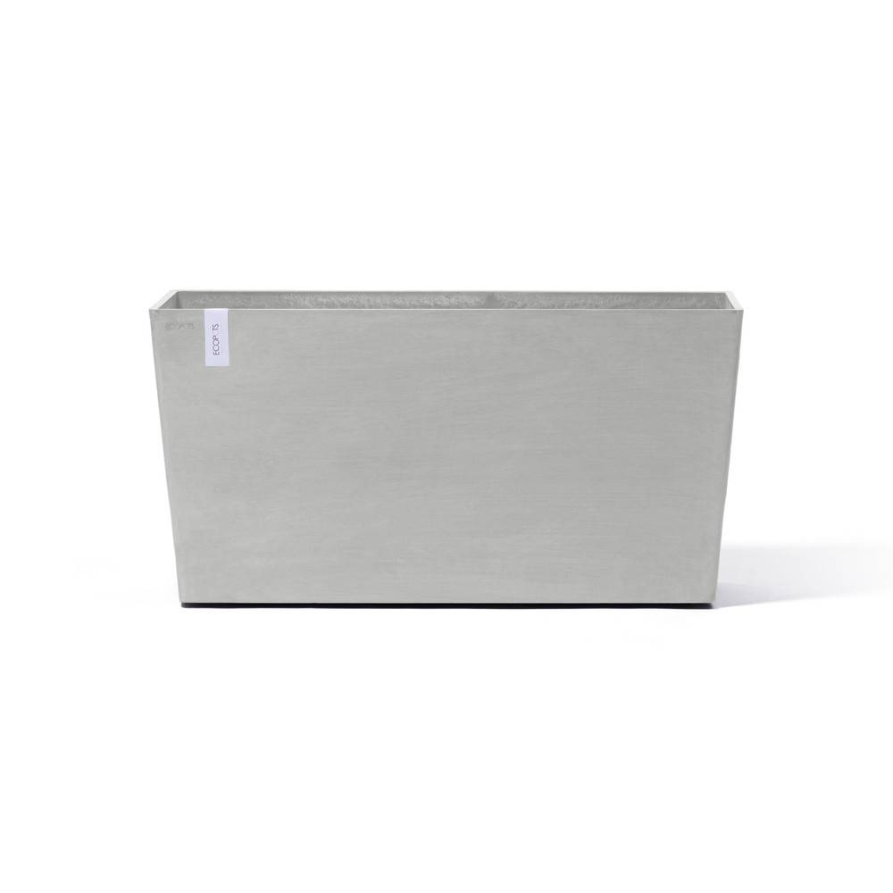 Ecopots - Jardinière sur roues Paris 100 Blanc Gris - 100 x 40 x H. 50 cm - 137 L ECOPOTS - Imagen 3