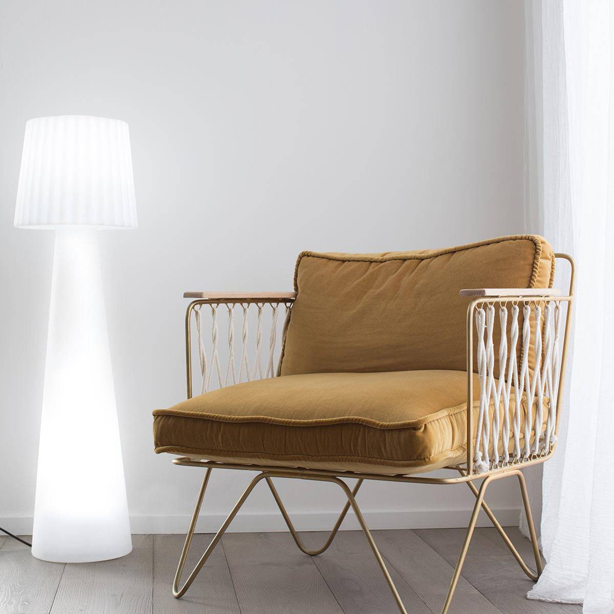 Lumisky - Lampadaire d'extérieur filaire LADY E27 H110cm - Imagen 4