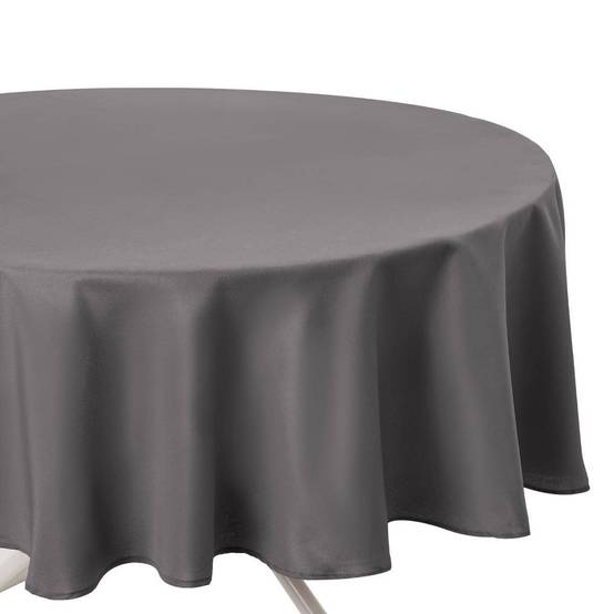 Atmosphera - Nappe anti-tâche gris D180cm - Atmosphera Créateur d'intérieur - Image 2